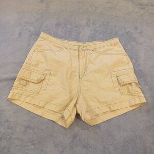 Vintage tan swim shorts